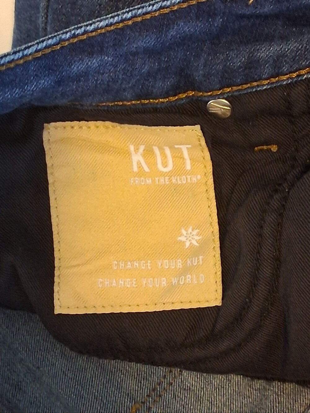 Kut From The Kloth Meg High Rise Wide Leg Stretch Denim Jeans Sz 8 - Picture 6 of 12